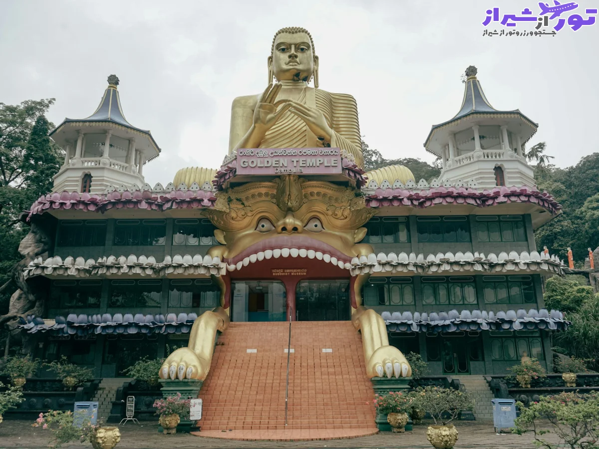 معبد غار دامبولا بزرگ ترین مجموعه معبد در سریلانکا